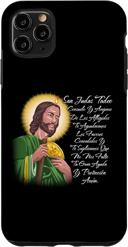 Vista 12 de Funda para iPhone 15 San Judas Tadeo Consuelo Y Amparo de Los Afligidos