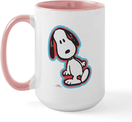 Vista 192 de CafePress SNOOPY Joe Cool - Taza de café de cerámica (15.0 fl oz)