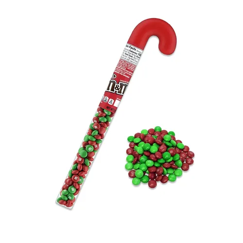 Vista 5 de Snackivore Mini Snickers - Tubo de bastón de caramelo, tubo de bastón de caramelo relleno de Skittles de Navidad y tubo de bastón de caramelo