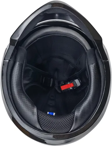 Vista 4 de Cascos modulares de cara abierta, casco de motocicleta de cara completa unisex para adultos, scooter, Street Bike Cruiser aprobado por DOT