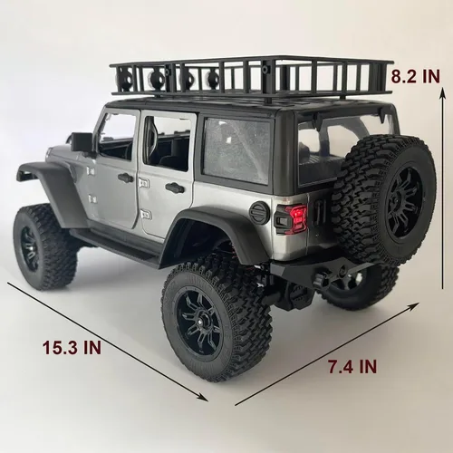 Vista 5 de WPLDEWAN 1/12 RC Crawler MN-128 Remote Control Jeep Truck Off Road