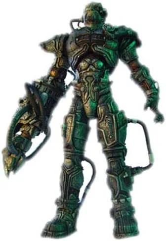 Vista 2 de Figura de acción Klingon de asimilación de Star Trek Borg de 7 pulgadas
