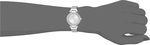 Vista 2 de GUESS Stainless Steel Wire Bangle Bracelet Watch