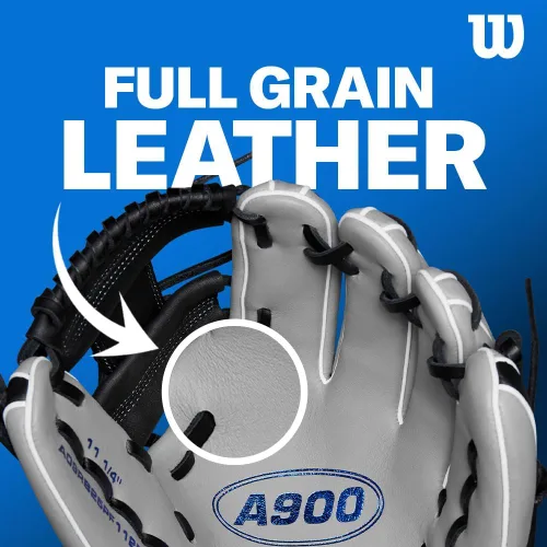 Vista 7 de Wilson A900 Youth Baseball Glove + Mitt Ages 8-12 Right + Left Hand Throw Multiple Styles