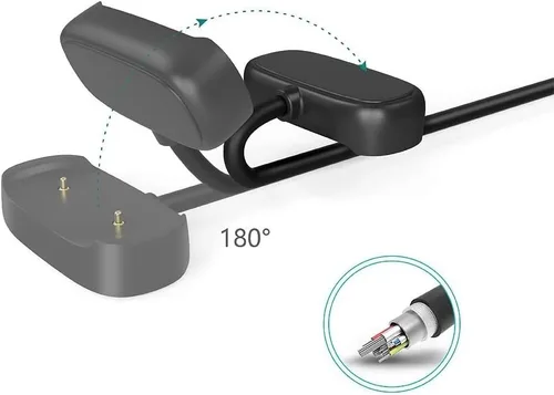 Vista 3 de Cargador compatible con Amazfit Bip 5/Bip 5 Unidad/Bip 3/Bip 3 Pro/GTS 4 Mini/Active/GTS 2/GTR Mini/GTS 2 Mini Smartwatch Reemplazo USB Cradle Cable