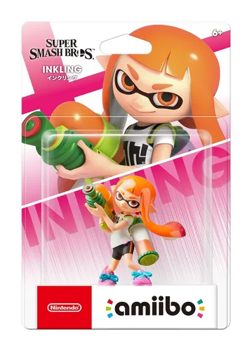 Vista 2 de Nintendo Amiibo - Inkling Girl - Super Smash Bros Series