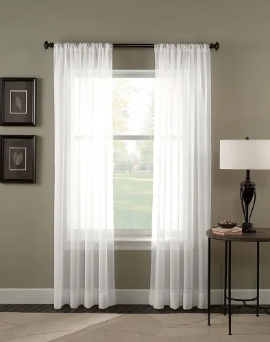 Vista 8 de Curtainworks Trinity Crinkle, cortinas de gasa