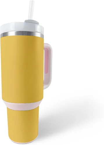 Vista 8 de MightySkins Skin - Vaso de vinilo compatible con Stanley The Quencher H2.0 FlowState de 40 onzas, diseño de rayas marineras, protectora, duradera