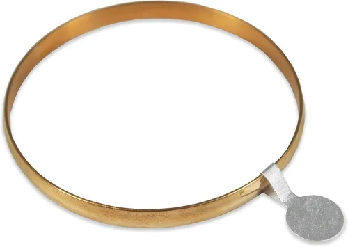Vista 5 de CuteBox - Etiquetas de reparación de joyas, precio e identificación, 500 unidades, barra larga plateada Tyvek autoadhesiva para anillos, pulseras