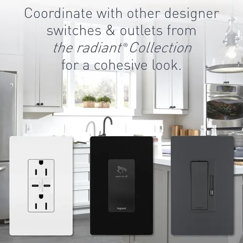 Vista 5 de Legrand Radiant 2097GRY, 2097GRY, color gris, 1 unidad
