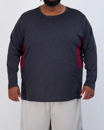 Vista 2 de Real Essentials Paquete de 3 Camiseta de manga larga y corta para hombre, tallas grandes y altas, para hombre (3XT-5XT)