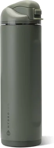 Vista 33 de HydroJug Ease2o - Botella de agua aislada de 24 onzas, tapa con popote y Duna
