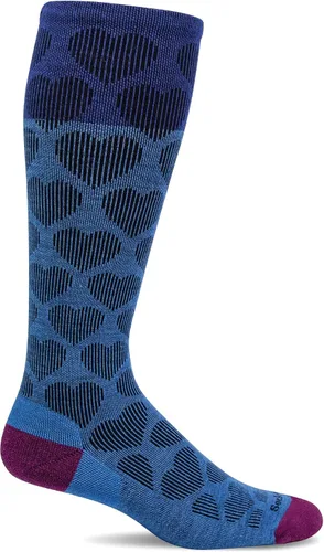 Vista 4 de Sockwell Calcetines de compresión graduados moderados para mujer Violeta
