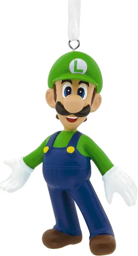 Vista 9 de Hallmark Nintendo Super Mario - Adorno navideño de Super Mushroom