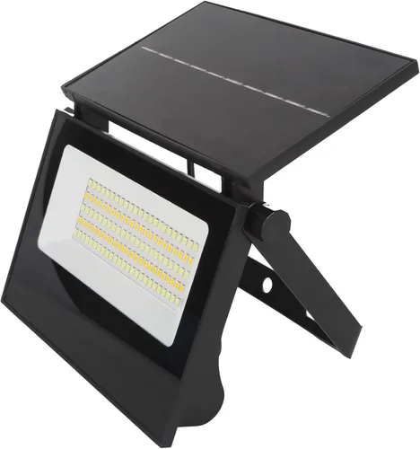 Vista 7 de Precio final Luz solar al aire libre, 154 LED 2835 Luz de calle solar con luz y sensor de movimiento, IP65 impermeable, control de luz, 8-12H tiempo