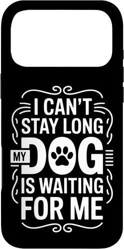 Vista 22 de I Cant Stay Long My Dog is Waiting for Me Pet Parent Case for iPhone 16