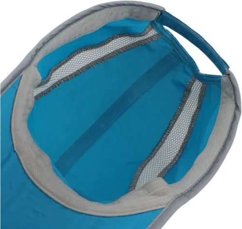 Vista 25 de connectyle plegable malla deportes cap con transpirable con rayas reflectantes Sun Runner Cap