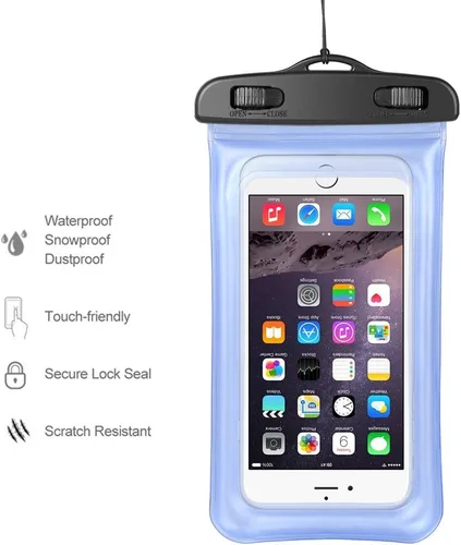 Vista 4 de Funda impermeable flotante para teléfono para Samsung Galaxy S26 S25 S24 S23 S22 Ultra Plus S21 FE A57 A37 A17 A16 A15 Google Pixel 10 9a 8 iPhone