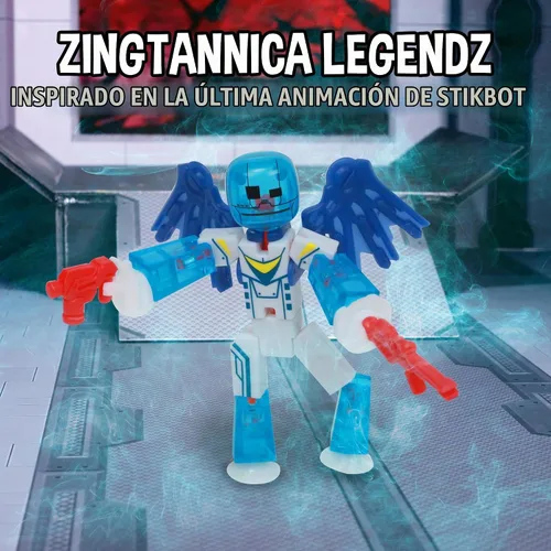 Vista 4 de Zing StikBot Zingtannica Paquete de acción - Figuras de acción coleccionables y accesorios, incluye 1 Stikbot, 1 set de accesorios, animación