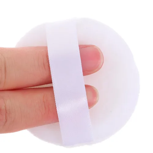 Vista 5 de SOLUSTRE Estuche de polvo vacío con espejo de soplo, contenedor de polvo suelto de doble capa, contenedor de maquillaje portátil para viajes y uso