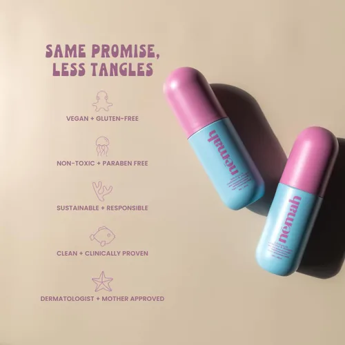 Vista 4 de Nemah Acondicionador desenredante para niños, espray desenredante para niños, espray desenredante para el cabello para enredos y encrespamiento