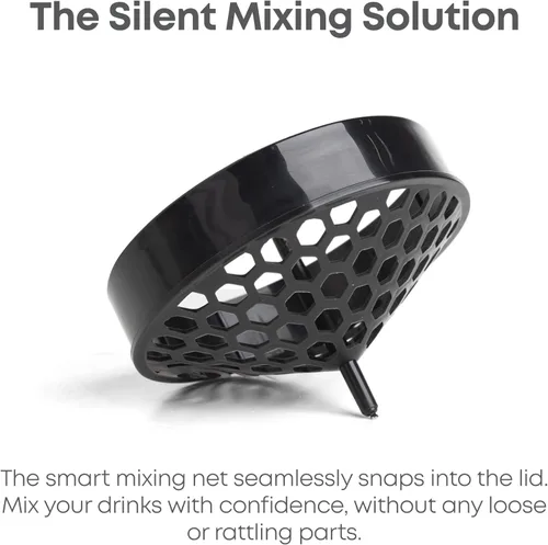 Vista 5 de Smartshake Botella mezcladora de proteínas para mezclas de proteínas, 33 onzas, tazas agitadoras para batidos de proteínas, botella agitadora