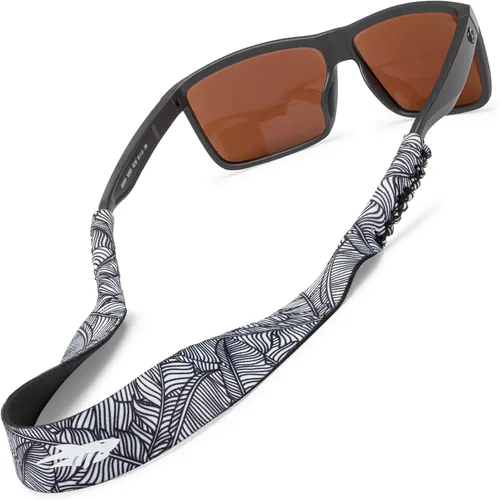 Vista 13 de Pilotfish Sujetador de neopreno para anteojos de sol, correa para lentes - Premium, ligero, tamaño perfecto para hombres y mujeres