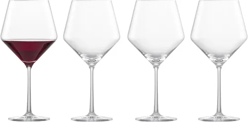 Vista 15 de ZWIESEL GLAS Juego de copas de vino tinto Burdeos pura (juego de 2), copas de Burdeos para vino tinto, copas de cristal Tritan aptas