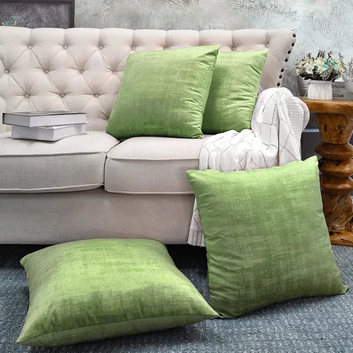Vista 29 de Home Soft Things Juego de 2 fundas de almohada de terciopelo texturizado, 14 x 26 pulgadas, color verde azulado profundo, fundas decorativas
