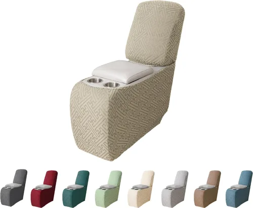 Vista 36 de Fundas de sofá reclinable seccional 100% impermeables para sofá reclinable en forma de L, funda de sofá modular de esquina en forma de L, fundas