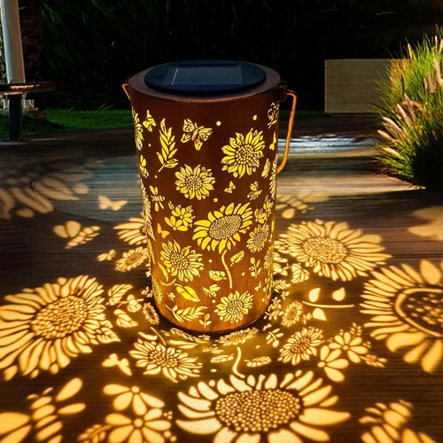 Vista 14 de ANYTALK Faroles Solares de Libélula para Exteriores Impermeables, Regalos de Cumpleaños para Mujeres Mamá Abuela, Luces Solares Colgantes