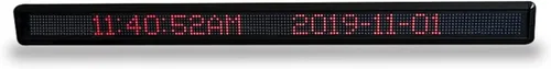 Vista 12 de Protable Gym Timer Led Control remoto Información Texto LED Displ-ay Board p7.62 Interior programable Información Rolling Sign Board Outdoor Digital