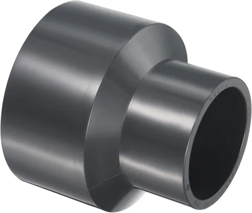Vista 40 de PATIKIL UPVC Reductor de tubería de montaje de 1-1/2 "x 1" Socket Schedule 80, conector adaptador de acoplamiento recto, gris