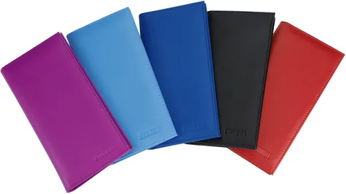 Vista 7 de LYOOmaLL Funda de cuero para chequera y registro para hombres y mujeres