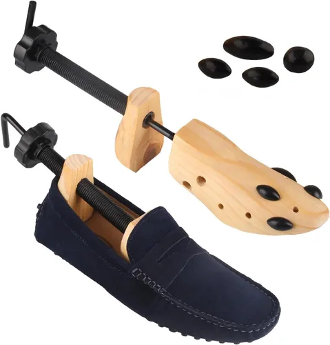 Vista 5 de Camilla profesional unisex para zapatos, moldeador de zapatos de madera de 4 vías, árbol de zapatos de madera para mujeres y hombres