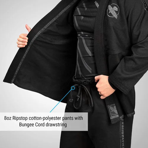 Vista 6 de Hayabusa Gi ligero para Jiu Jitsu
