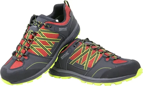 Vista 5 de Regatta Samaris Low II WP - Zapatillas de senderismo AW18 Negro Fiesta Rojo