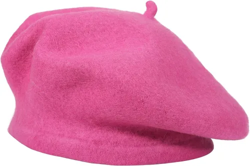 Vista 151 de ZLYC - Boina francesa de lana unicolor para mujeres y niñas