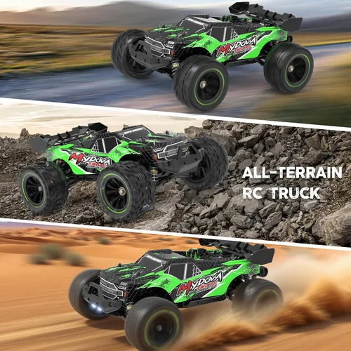 Vista 7 de Autos RC a escala 1:14 para adultos, 40+KPH de alta velocidad con control remoto de alta velocidad, camión de control remoto todoterreno 4x4