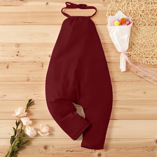 Vista 5 de Cbcbtwo Mameluco de verano para niñas con tirantes lindos con estampado floral bohemio de una pieza con bolsillos