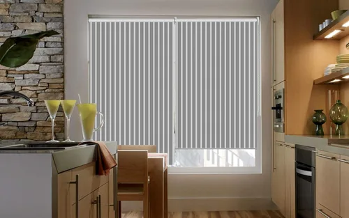 Vista 2 de LETAU Persianas opacas sin cordón, con protección UV estampadas, persianas enrollables para puerta, club, hogar, hotel, restaurante