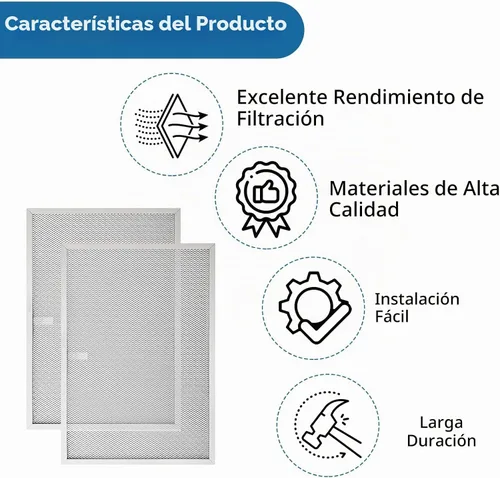 Vista 2 de BPS1FA36 - Filtro de aluminio para campana extractora de 11-3/4 x 17-1/4 x 3/8 pulgadas, compatible con Broan QS1 de 36 pulgadas y NuTone Allure 36