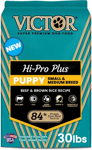Vista 19 de VICTOR Classic - Hi-Pro para raza pequeña adulta, 5 libras Real Beef 1st Ingredient, Small Breed Bite-Sized Kibble, Immune & Digestive Support