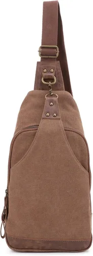 Vista 2 de Glacier - Bolso bandolera de lona oculto para hombres y mujeres