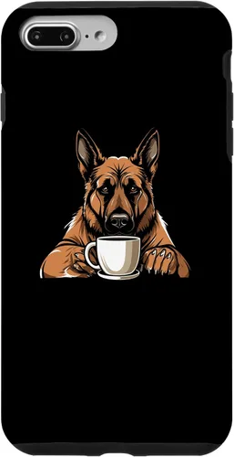 Vista 19 de iPhone 16 Dog Breed Coffee - German Shepherd Case