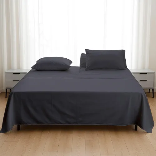 Vista 21 de Juego de sábanas con bolsillo extra profundo individual XL, sábanas y fundas de almohada de 4 piezas, lujosas, ultrasuaves, refrescantes, bolsillo