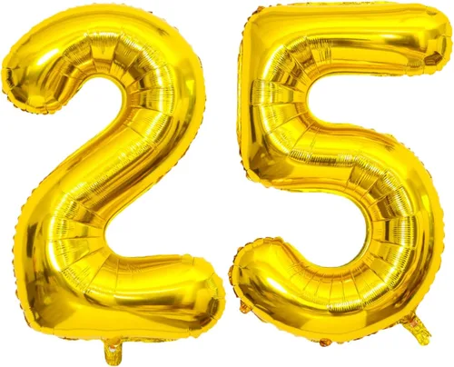Vista 12 de Globo dorado grande de 40 pulgadas con letras del alfabeto de Mylar de aluminio de helio, globos de número grande para cumpleaños, aniversario