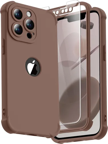 Vista 128 de ORETECH Funda para iPhone 11, con [2 protectores de pantalla de vidrio templado] [prueba de caídas de grado militar de 10 pies]