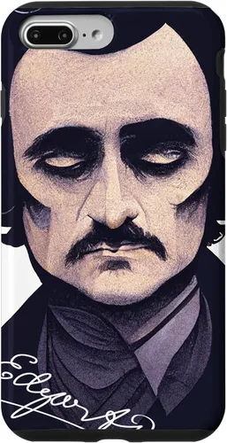 Vista 9 de Funda para iPhone 15 Edgar Allan Poe Dark Writers
