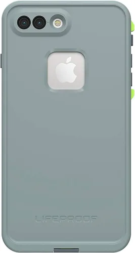 Vista 5 de Funda blindada Lifeproof serie Frē de Otterbox para iPhone 7 Plus y 8 Plus, color negro/lima